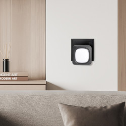 Solight bezdrátový zvonek a noční světélko, do zásuvky, 150m, černý, learning code