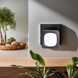 Solight bezdrátový zvonek a noční světélko, do zásuvky, 150m, černý, learning code