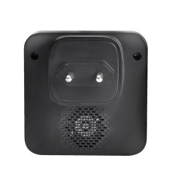 Solight bezdrátový zvonek a noční světélko, do zásuvky, 150m, černý, learning code