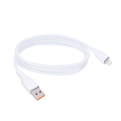 Solight lightning kabel, USB 2.0 A konektor - Lightning konektor, silikon, 2m