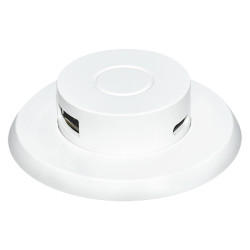 Solight USB A+C 24W PD výsuvná nabíječka, bílá