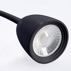 Solight LED nástěnná lampička, stmívatelná, 4W, 280lm, 3000K, černá