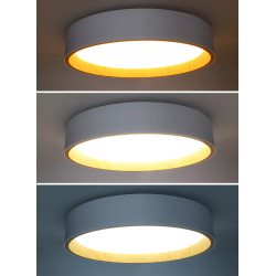 Solight LED osvětlení s dálkovým ovladačem Larios White, 48W, 3360lm, 39cm, změna chromatičnosti, stmívatelné