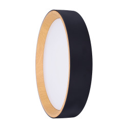 Solight LED osvětlení s dálkovým ovladačem Larios Black, 48W, 3360lm, 39cm, změna chromatičnosti, stmívatelné