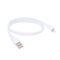Solight lightning kabel, USB 2.0 A konektor - Lightning konektor, silikon, 0,5m