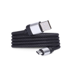 Solight magnetický USB-C kabel, USB 2.0 A konektor - USB-C konektor, 1m
