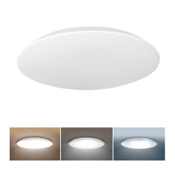 Solight LED osvětlení Adrano s ochranou proti vlhkosti, IP54, 12W, 1020lm, 3CCT, 23cm