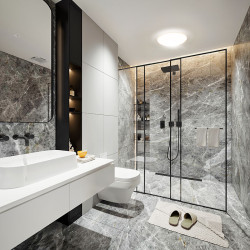 Solight LED osvětlení Adrano s ochranou proti vlhkosti, IP54, 28W, 2380lm, 3CCT, 38cm