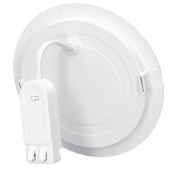 Solight LED mini panel koupelnový 2v1, 3CCT, podhledový/přisazený, 12W, 1020lm, IP54, bílá, kulatý