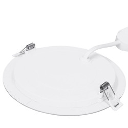 Solight LED mini panel koupelnový 2v1, 3CCT, podhledový/přisazený, 18W, 1530lm, IP54, bílá, kulatý