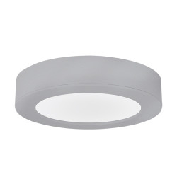 Solight LED mini panel koupelnový 2v1, 3CCT, podhledový/přisazený, 24W, 2040lm, IP54, stříbrná, kulatý