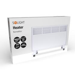 Solight horkovzdušný konvektor 2000W, nastavitelný termostat