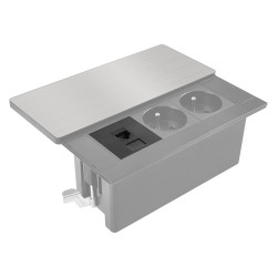 Solight RJ45 Cat6 doplňkový modul pro vestavné zásuvky série PP128