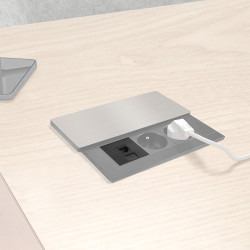 Solight RJ45 Cat6 doplňkový modul pro vestavné zásuvky série PP128