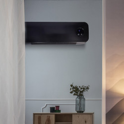 Solight nástěnné keramické topidlo, 2000W, černá