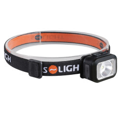 Solight LED čelová nabíjecí svítilna, 170lm, teplé+studené světlo, Li-Ion