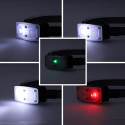 Solight LED čelová nabíjecí svítilna, 100lm, sensor, Li-Ion