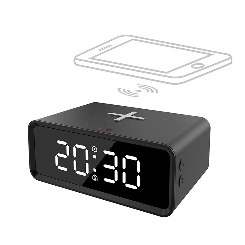 Solight budík s Qi bezdrátovou nabíječkou