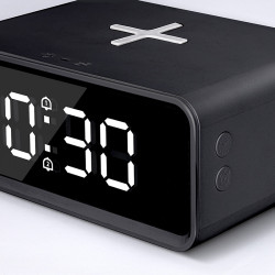 Solight budík s Qi bezdrátovou nabíječkou