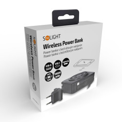 Solight power banka s beztrátovým nabíjením 10.000mAh