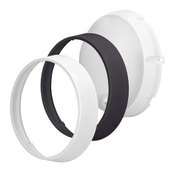 Solight LED venkovní osvětlení se senzorem, 3 CCT, 15/18/20W, 1800lm, 22cm, 2v1 - bílý a černý kryt