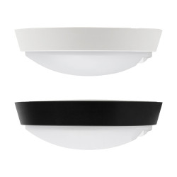 Solight LED venkovní osvětlení se senzorem, 3 CCT, 15/18/20W, 1800lm, 22cm, 2v1 - bílý a černý kryt