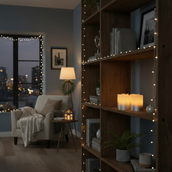 Solight sada LED svíček s časovačem, 4x svíčka, 6,5cm, stříbrná barva, 4xCR2032 součástí