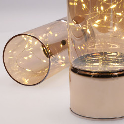 Solight sada dvou vánočních LED světélek, 15/20cm, 30x LED, AA baterie