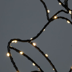 Solight LED venkovní dekorace zvonečky, 100x LED, časovač, 55cm, 3x AA