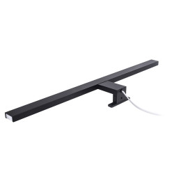 Solight LED koupelnové osvětlení nad zrcadlo 3v1, 12W, 780lm, 4000K, IP44, 60cm, černá