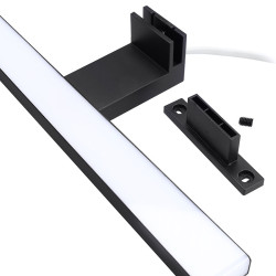 Solight LED koupelnové osvětlení nad zrcadlo 3v1, 12W, 780lm, 4000K, IP44, 60cm, černá