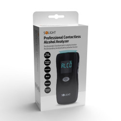 Solight profesionální bezkontaktní alkohol tester, Fuel Cell, 0,0 - 5,0‰ BAC,citlivost 0,08‰