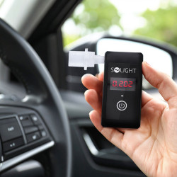 Solight alkohol tester mini, Fuel Cell, 0,0 - 5,0‰ BAC,citlivost 0,08‰