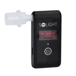 Solight alkohol tester mini, Fuel Cell, 0,0 - 5,0‰ BAC,citlivost 0,08‰