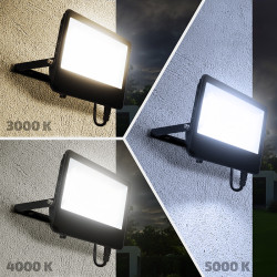 Solight LED reflektor TOP, 100W, max. 14000lm, 3CCT, volitený výkon 100/75/50%, IP65, rychlokonektor