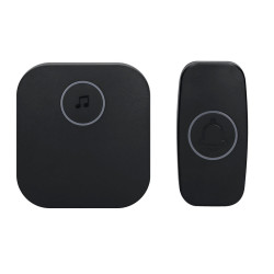 Solight bezdrátový zvonek, do zásuvky, 180m, černý, learning code