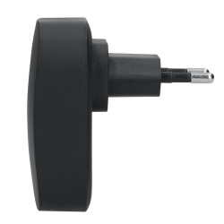 Solight bezdrátový zvonek, do zásuvky, 180m, černý, learning code