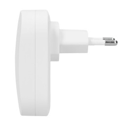 Solight bezdrátový zvonek, do zásuvky, 180m, bílý, learning code