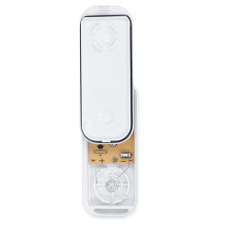 Solight bezdrátový zvonek s nočním světélkem, do zásuvky, 180m, bílý, learning code