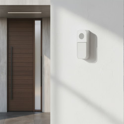 Solight bezdrátový zvonek s nočním světélkem, do zásuvky, 180m, bílý, learning code