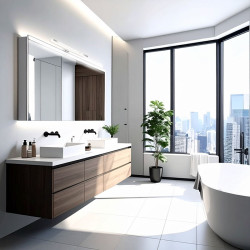 Solight LED koupelnové osvětlení nad zrcadlo 3v1, 12W, 780lm, 4000K, IP44, 60cm, chrom