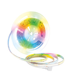 Solight LED SMD RGB pásek, sada s adpatérem, 3m, dálkové ovládání, 10W/m, multicolor